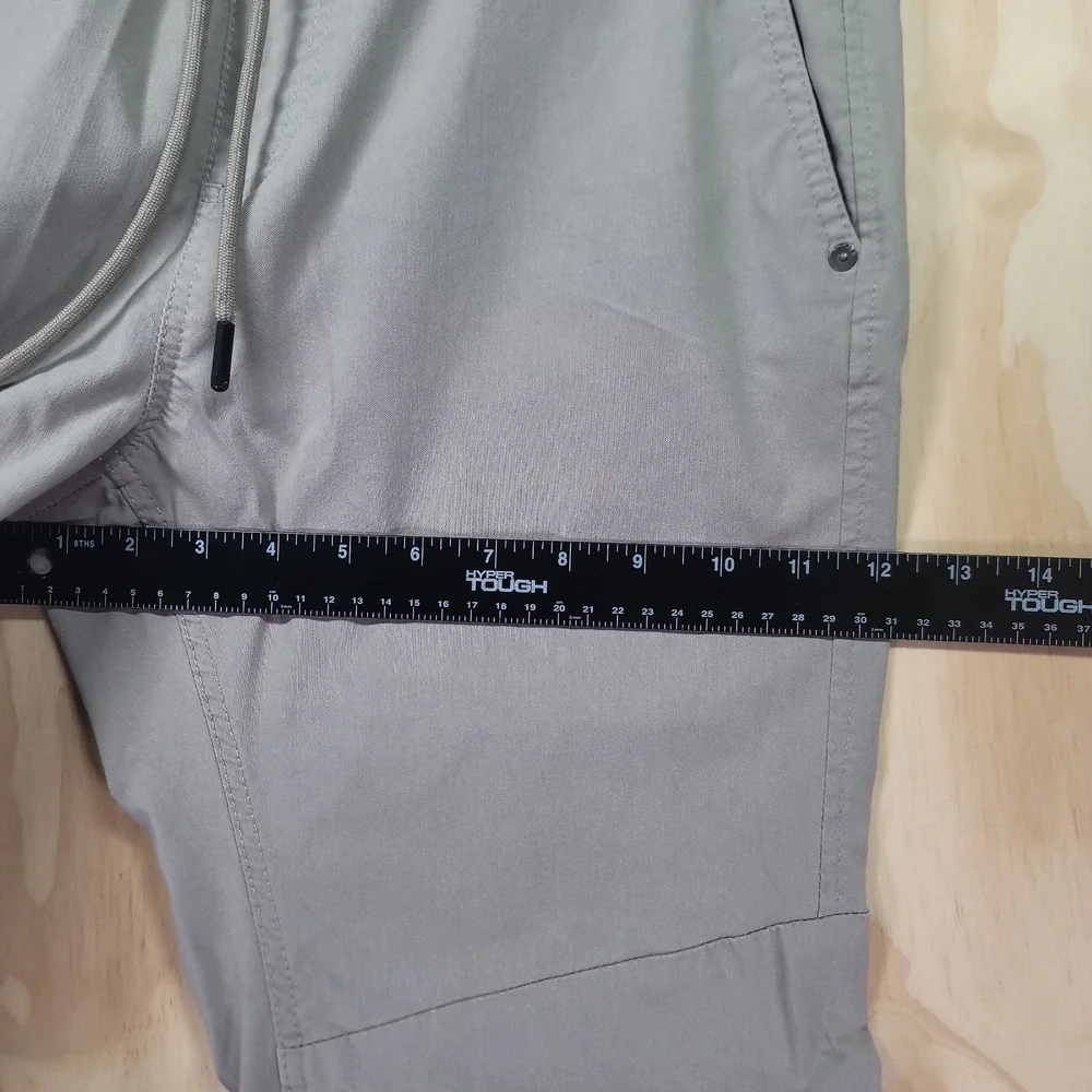 Projek Raw MTL/02 Mens M (32-33) Gray Jogger Pants Elastic Waist Drawstring - Picture 7 of 16